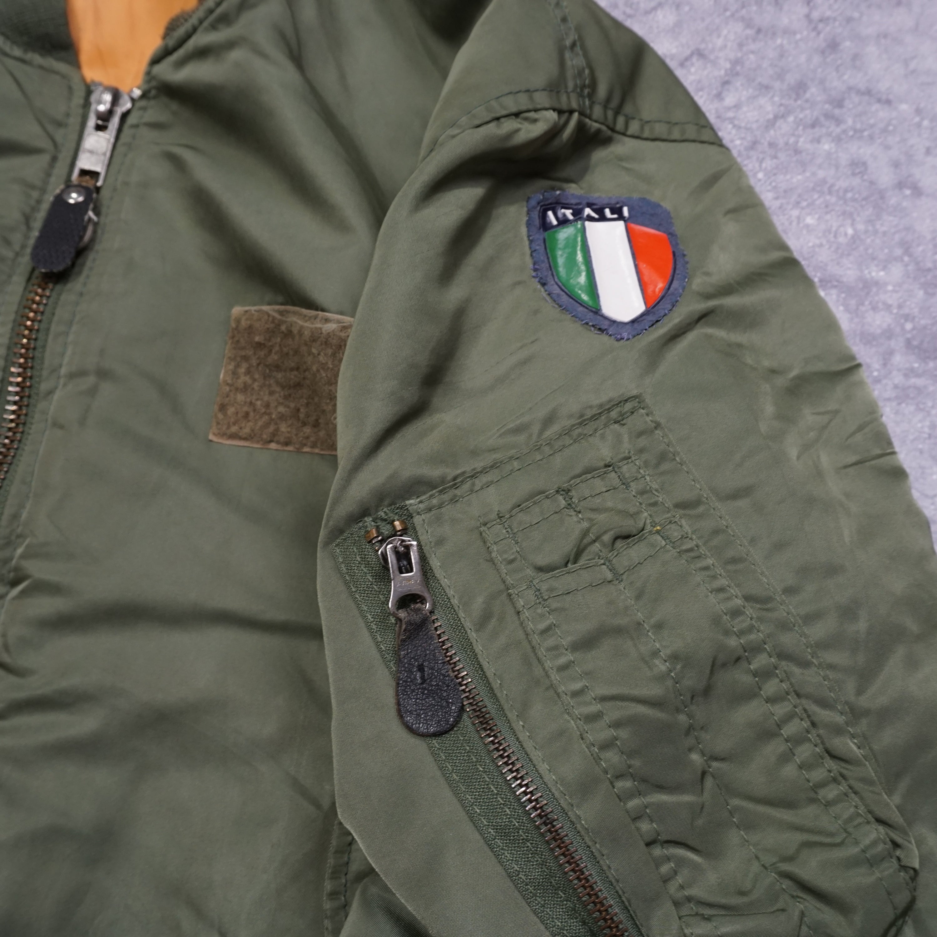 2000s Avirex Authentic Flight Garment Bomber Jacket