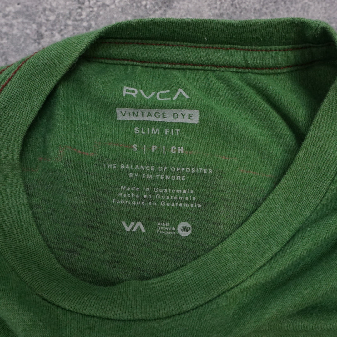 RVCA Vintage Dye Slim Fit Graphic T-Shirt