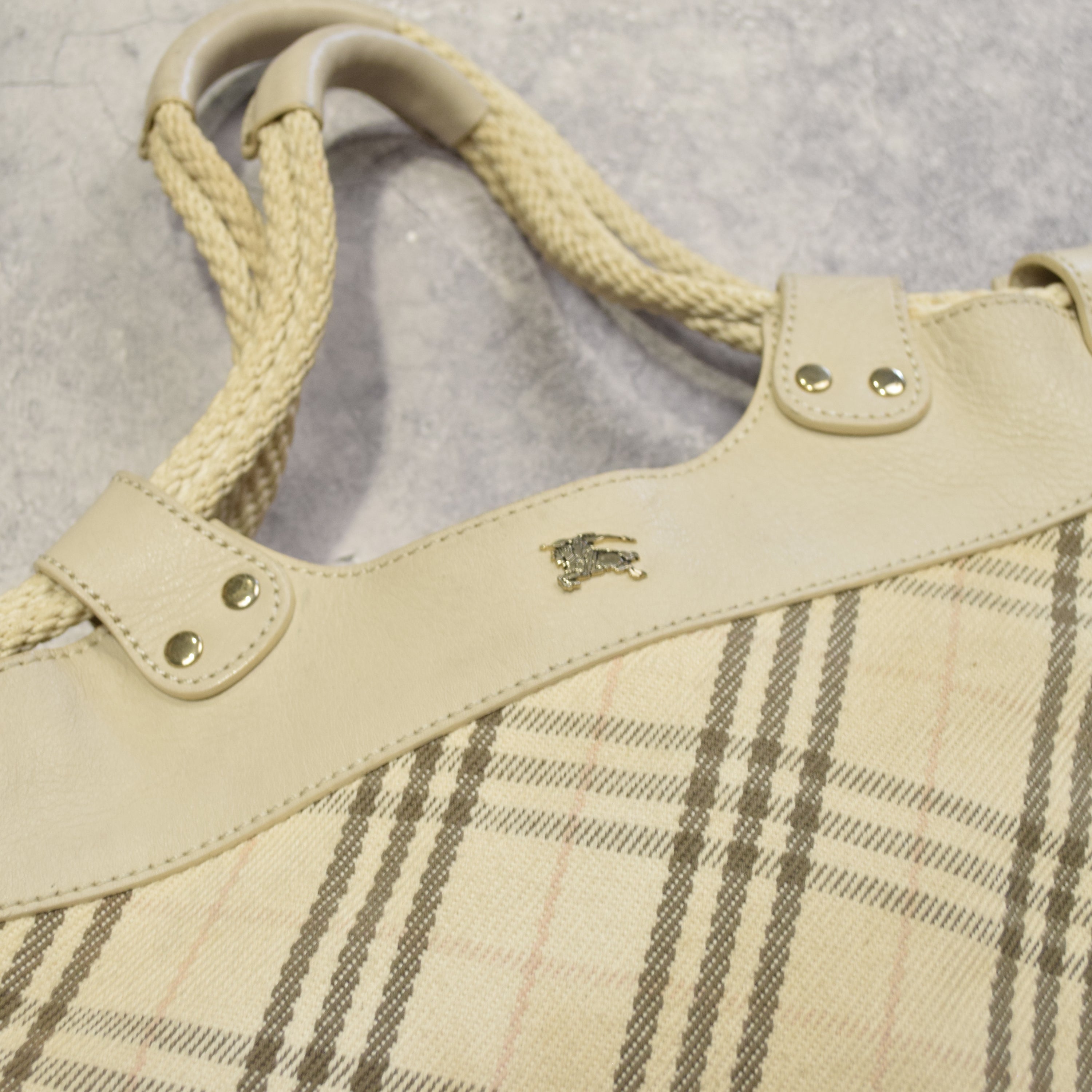 2000s Burberry Blue Label Handbag