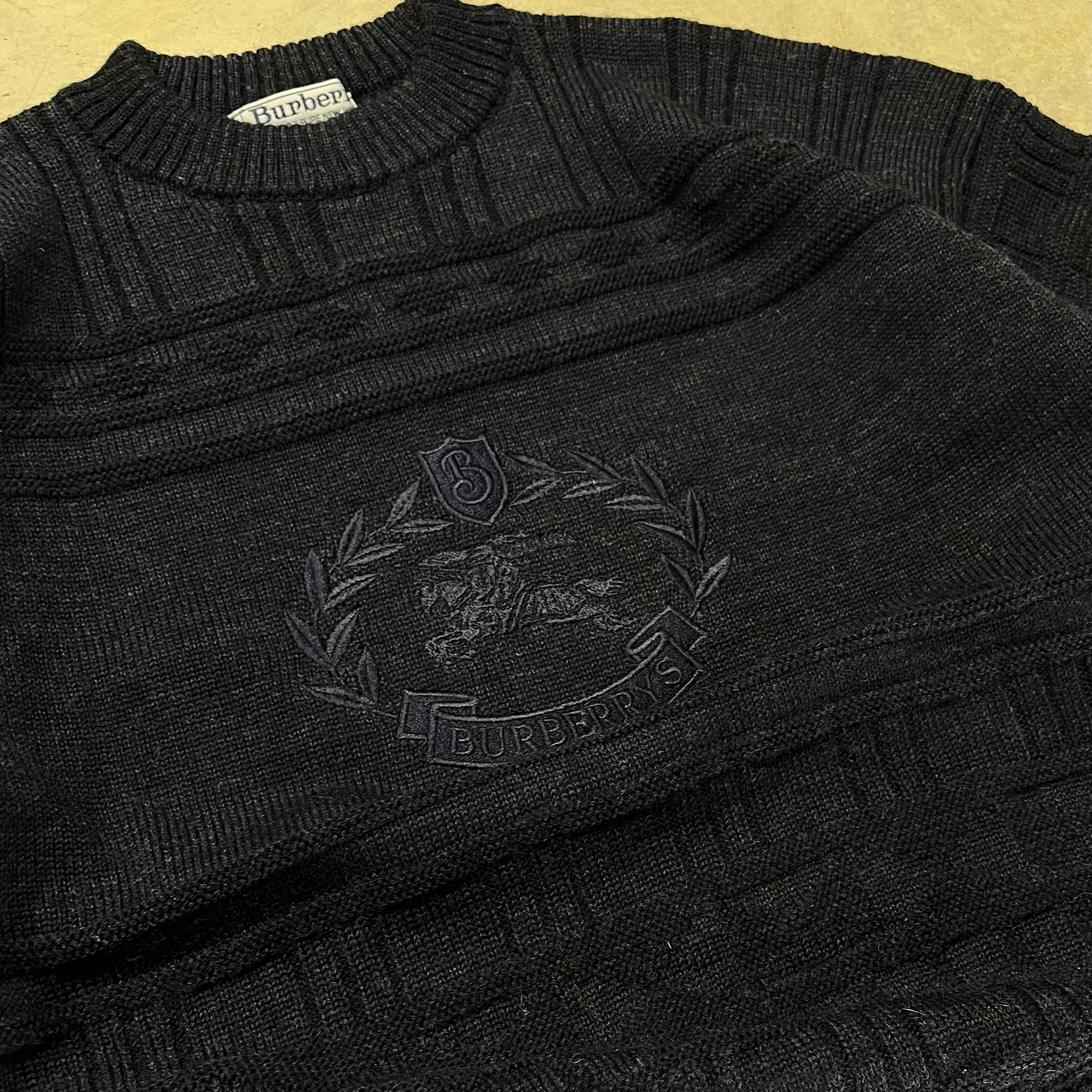 Burberry Embroidered Knit Sweater