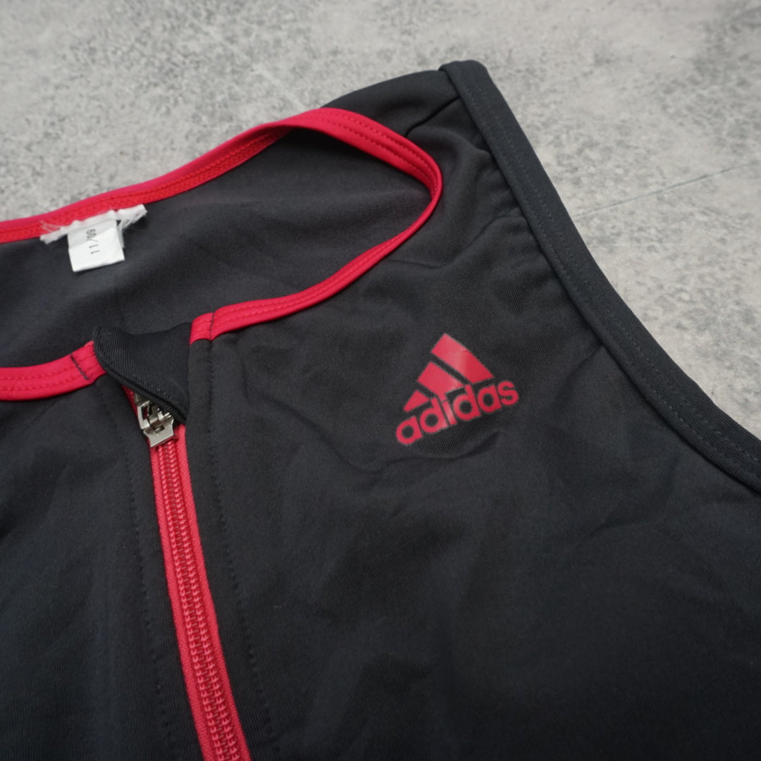 2000s Adidas Zip Up Sport Vest