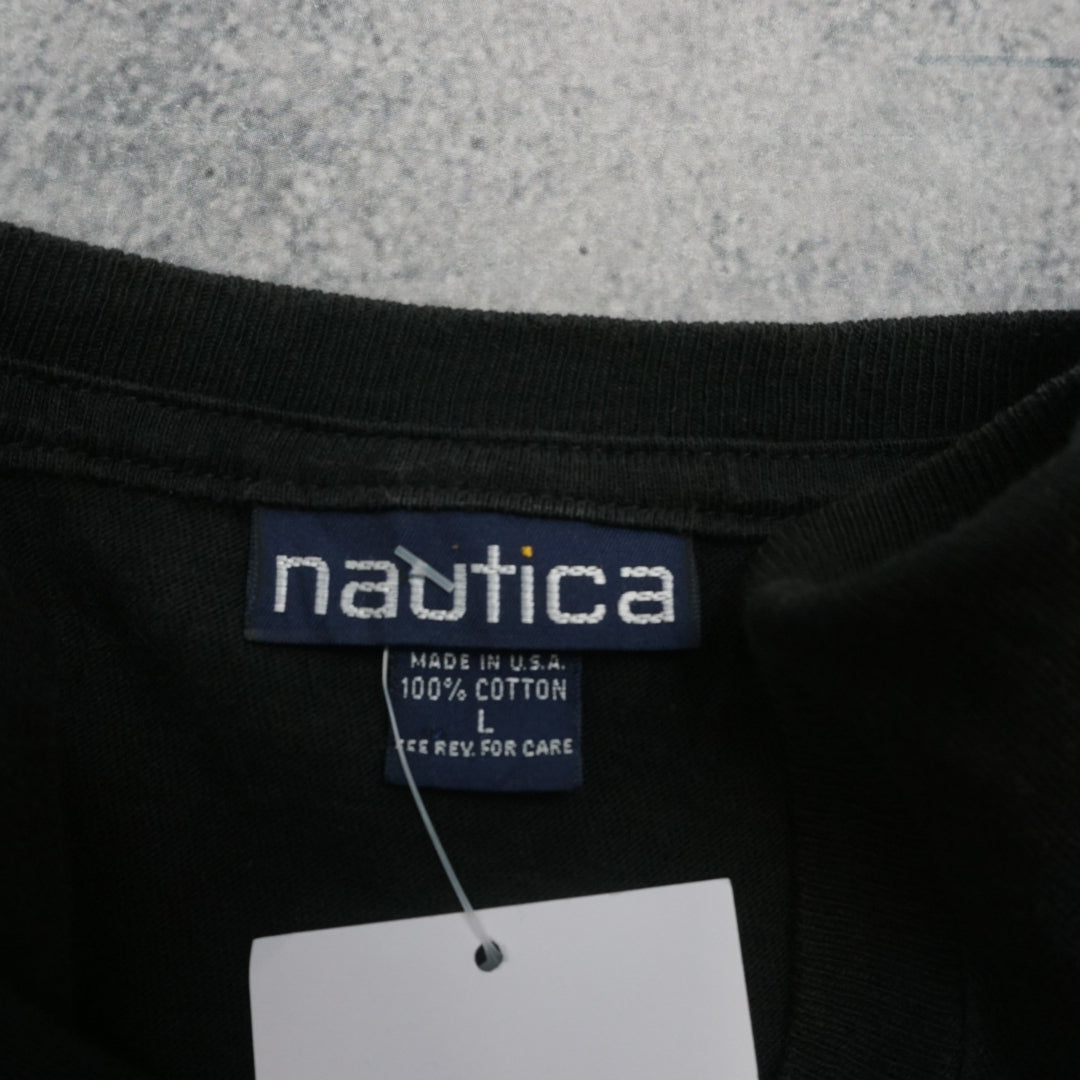 90s Nautica Embroidered Oversized T-Shirt