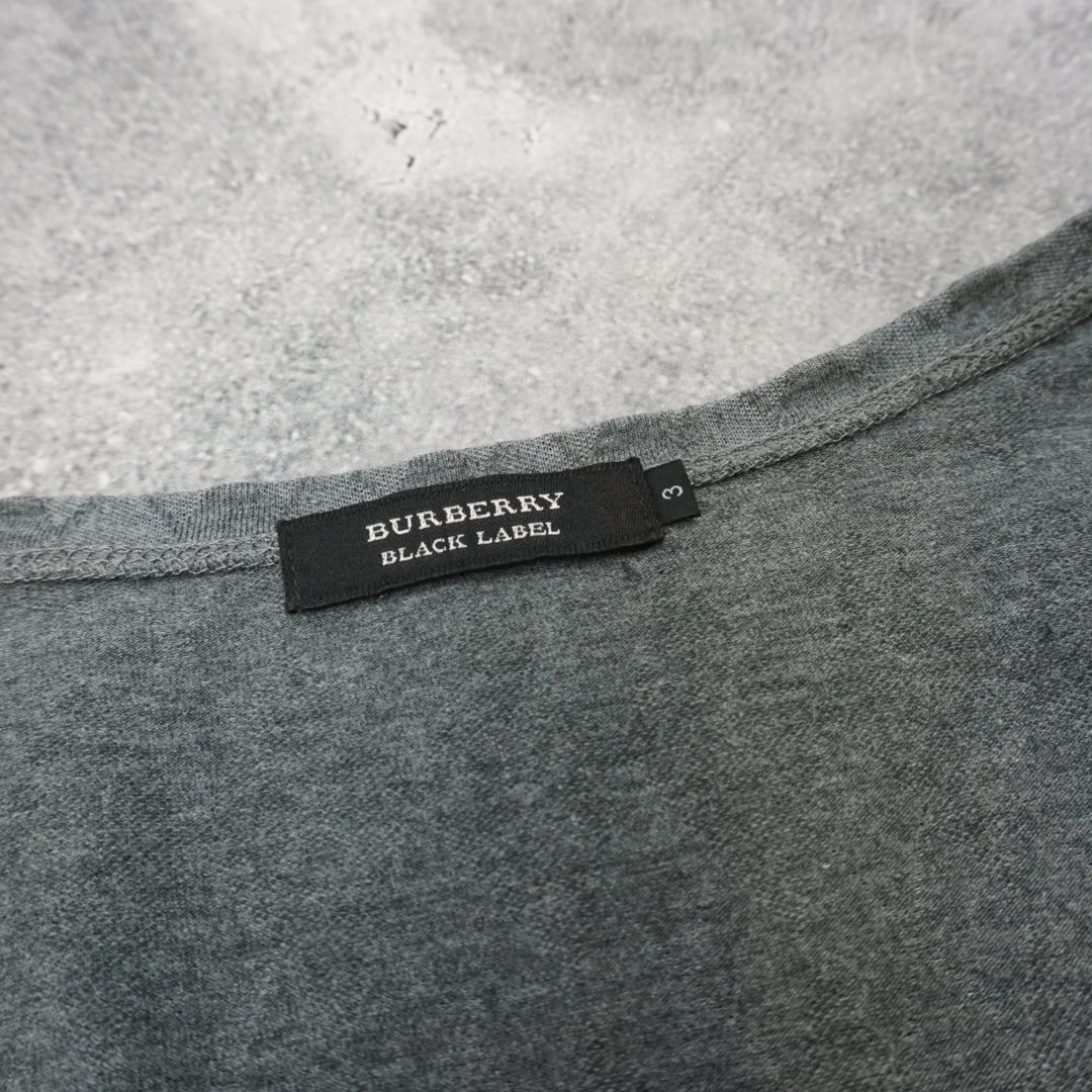 Burberry Black Label Argyle V-Neck Sweater