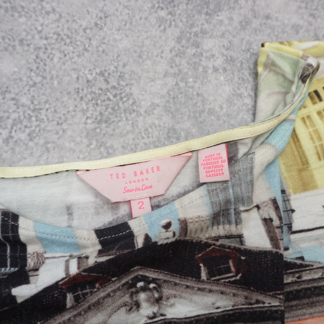 Ted Baker Building Print Top