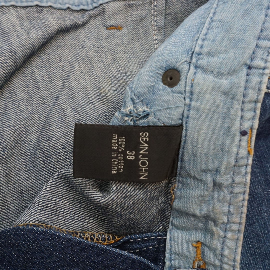 2000s Sean John Baggy Embroidered Jeans