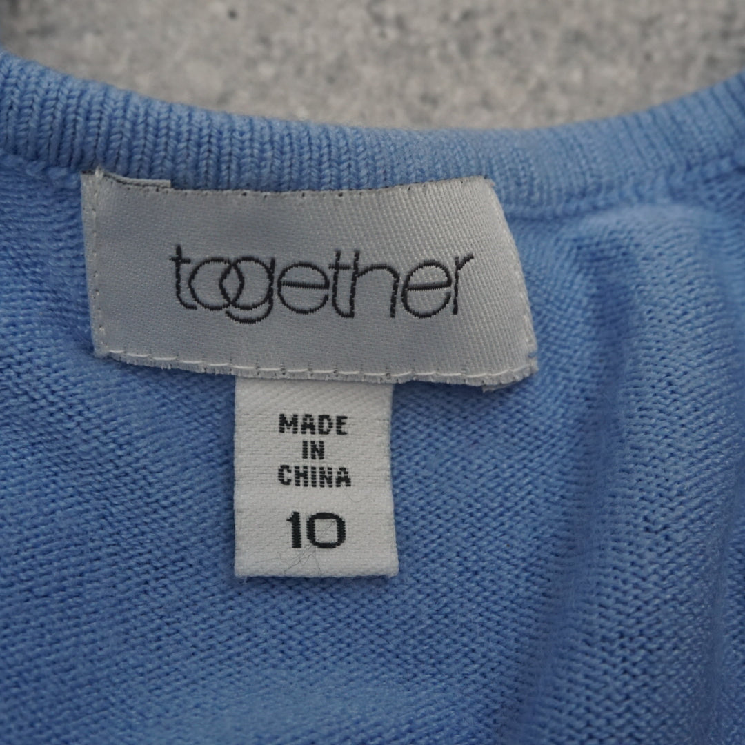 Together Ombre Butterfly Cutout Sweater