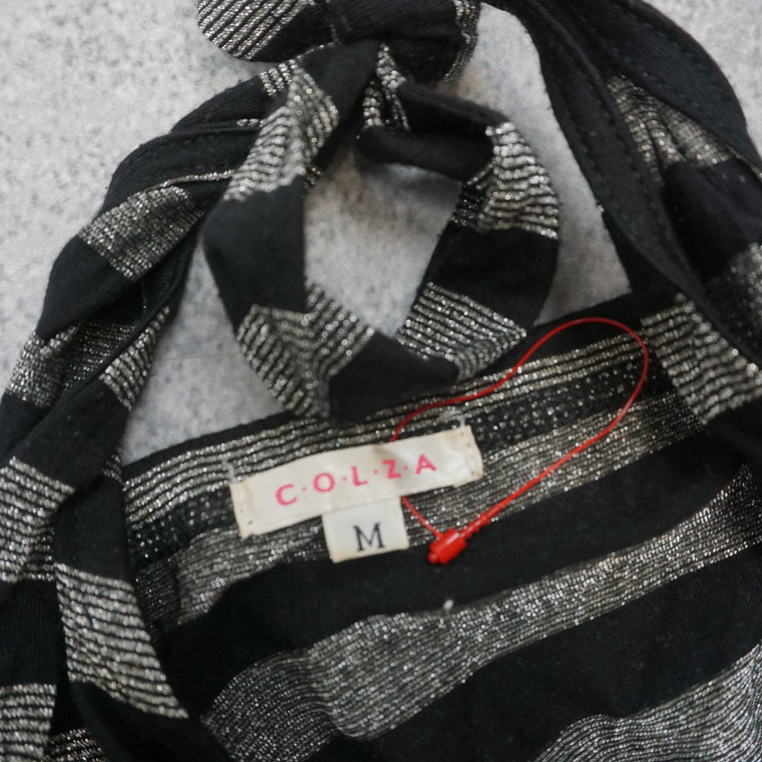 2000s C.O.L.Z.A Halter Striped Top