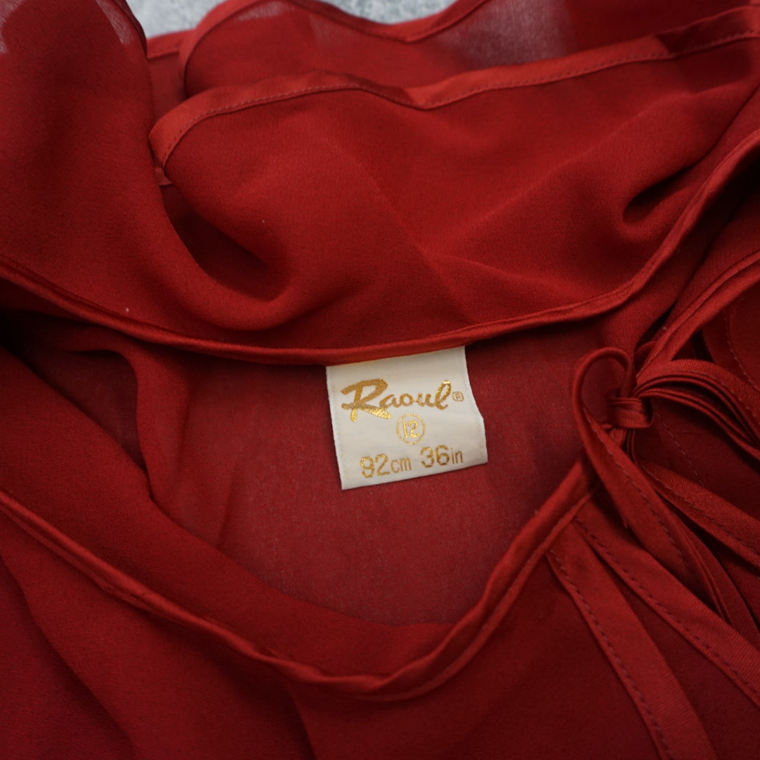 80s Raoul Ruffled Top