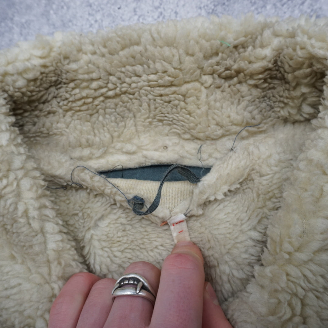 2000s Faux Fur Lined Leather Jacket
