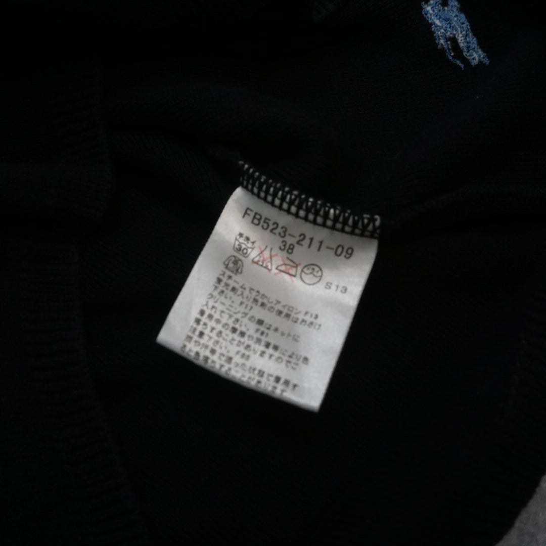 2000s Burberry London Blue Label Nova Check Trim Ruffle Tank Top Top