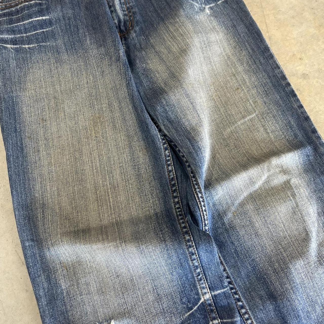 2000s Kawusi Embroidered Jeans
