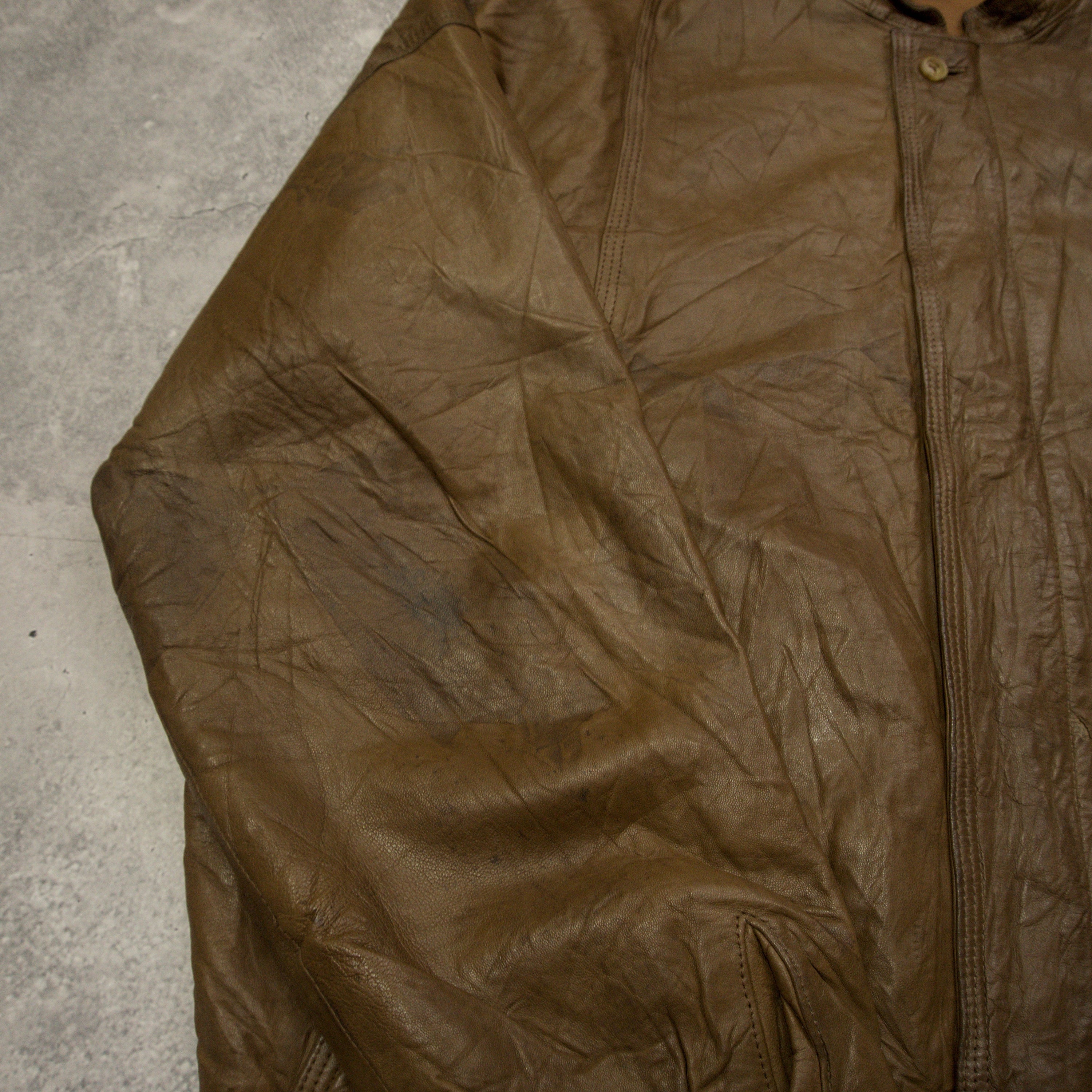 80s Burberry's Leather Jacket