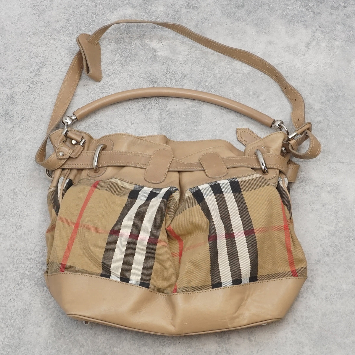 2000s Burberry Nova Check Handbag