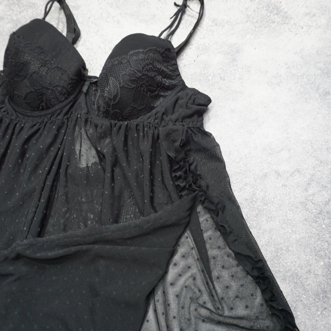 Side Slit Slip Dress