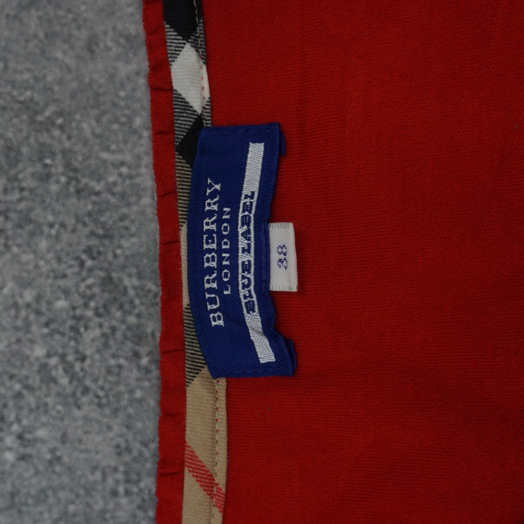 2000s Burberry London Blue Label Nova Check Trim Top