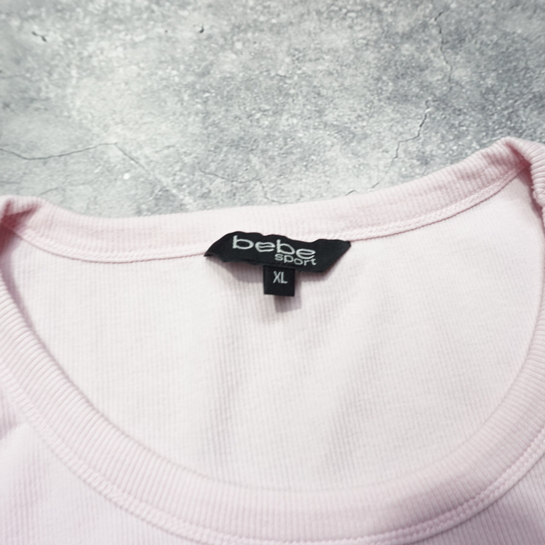 Bebe Rhinestone Top