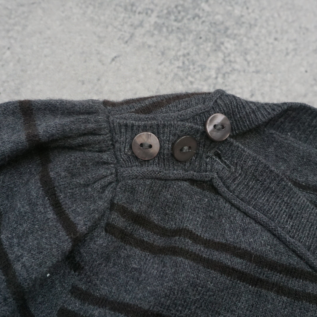 David Lawrence Striped Sweater Knit