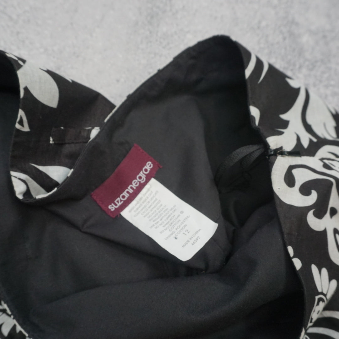 Suzanne Grae Patterned Skirt