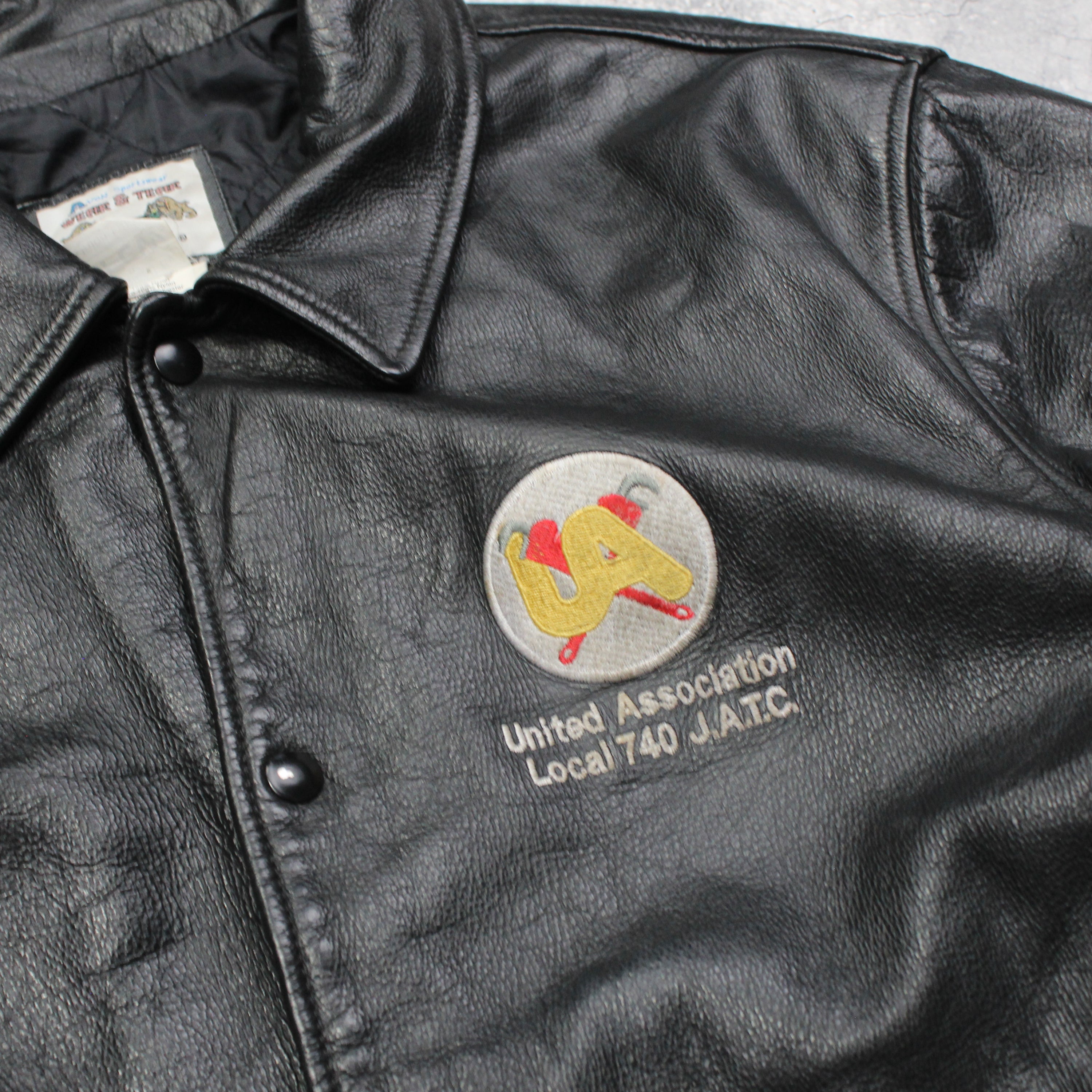 2000s Avon Sportswear Leather Jacket