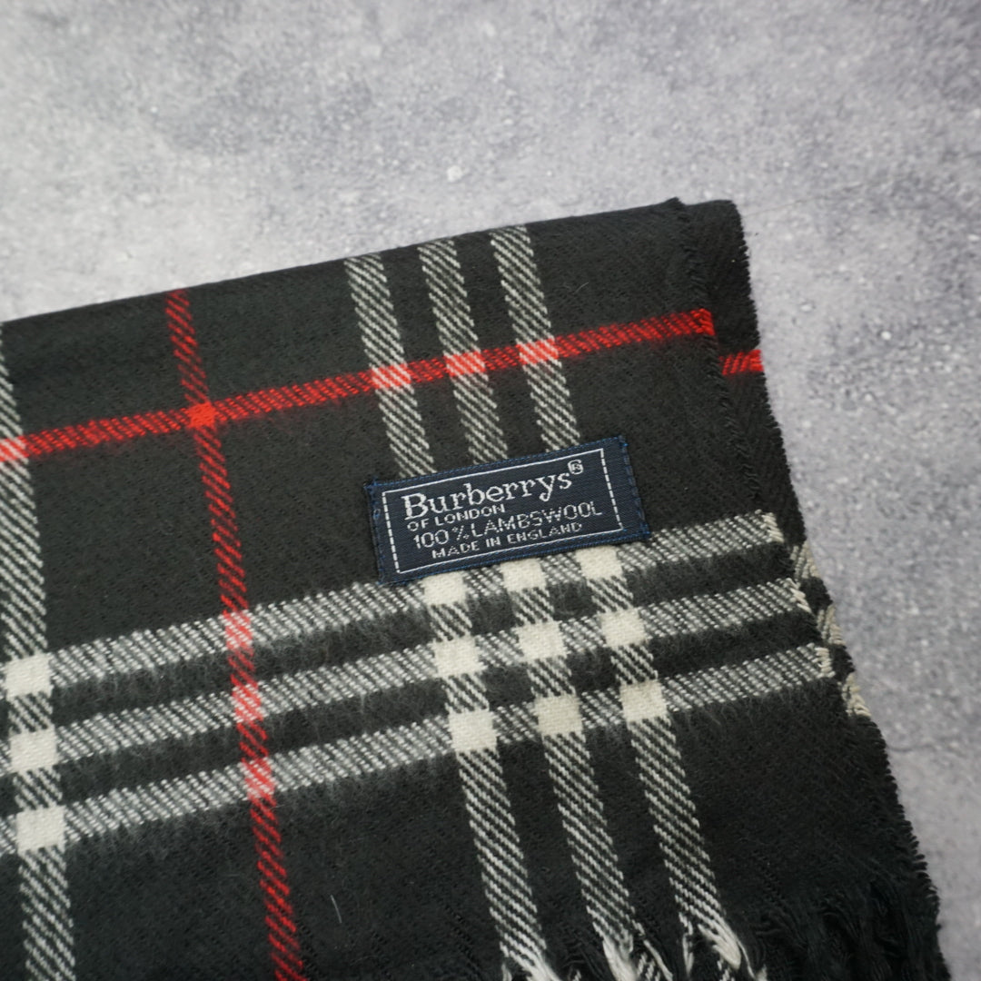 90s Burberry's Wool Scarf