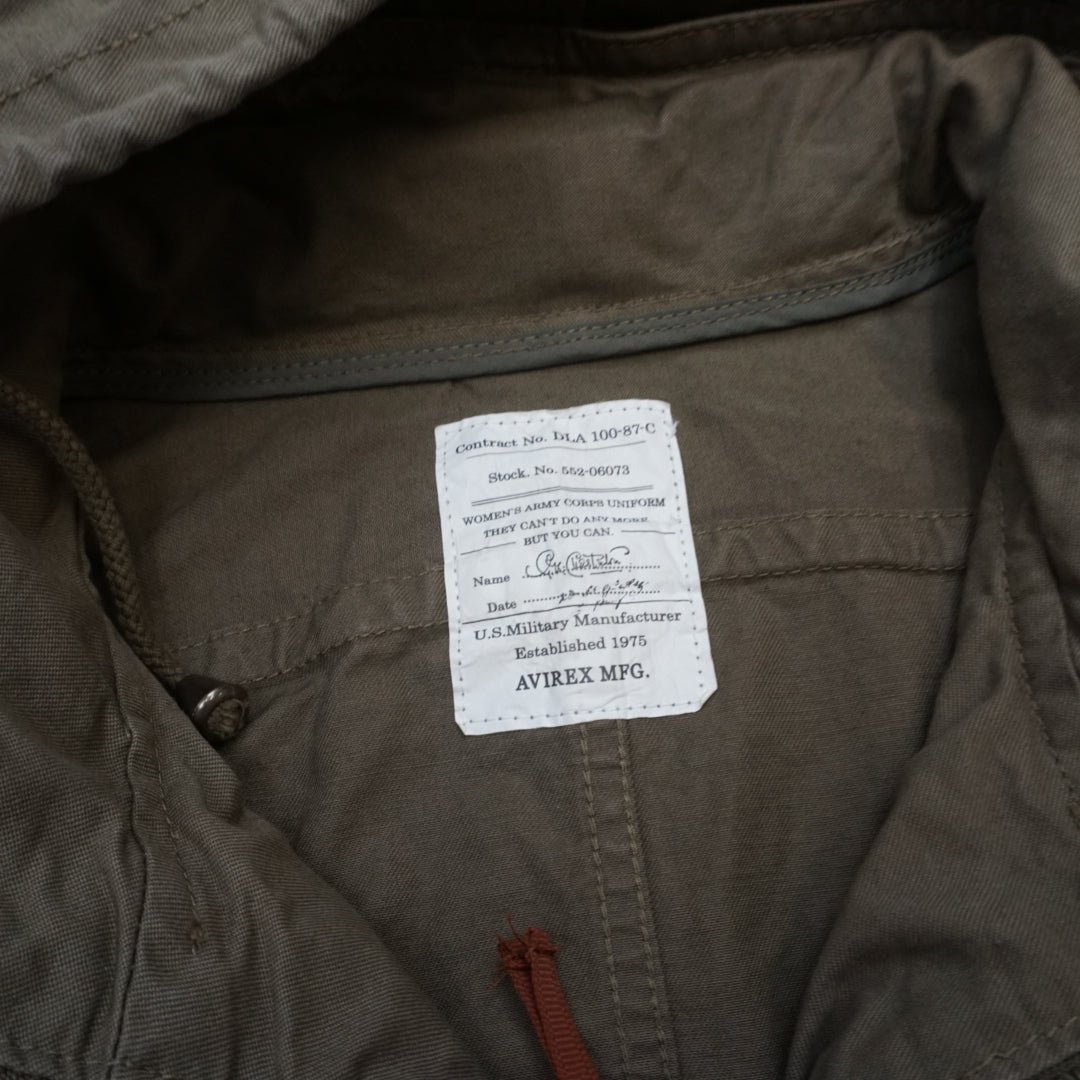 2000s Avirex Military Hooded Utility Jacket