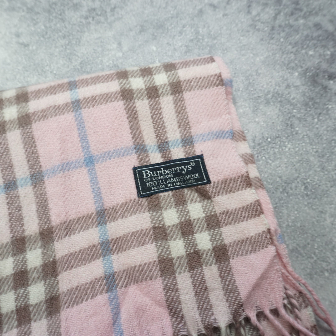 90s Burberry's Wool Scarf