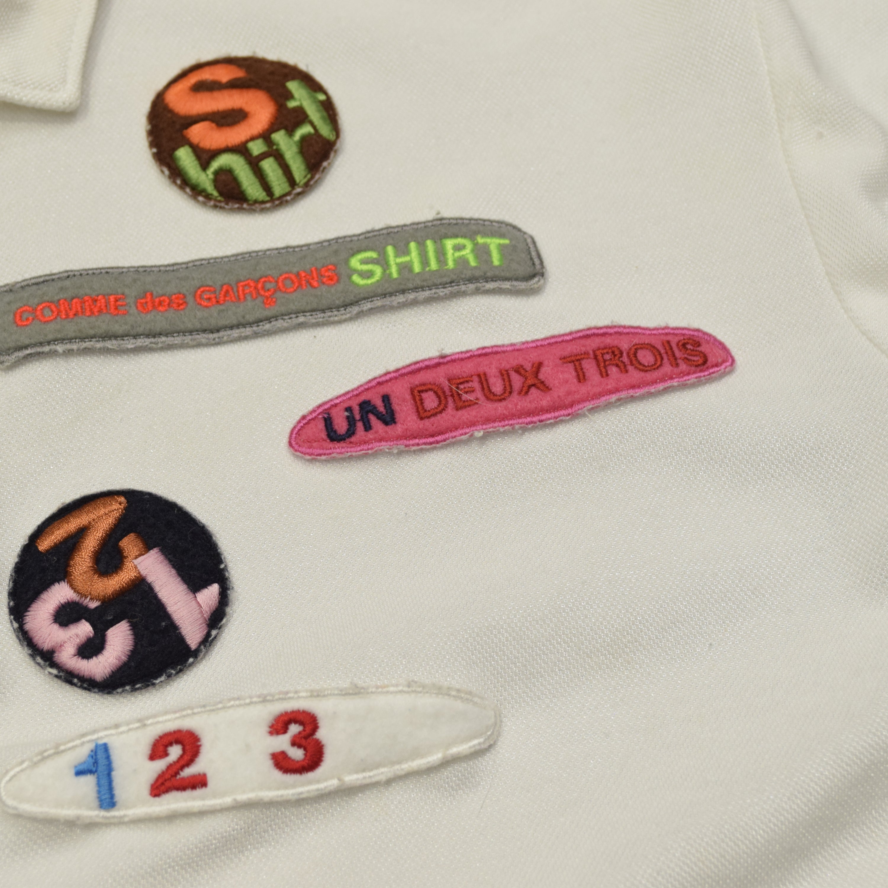 2000s Comme Des Garçons Patch Polo