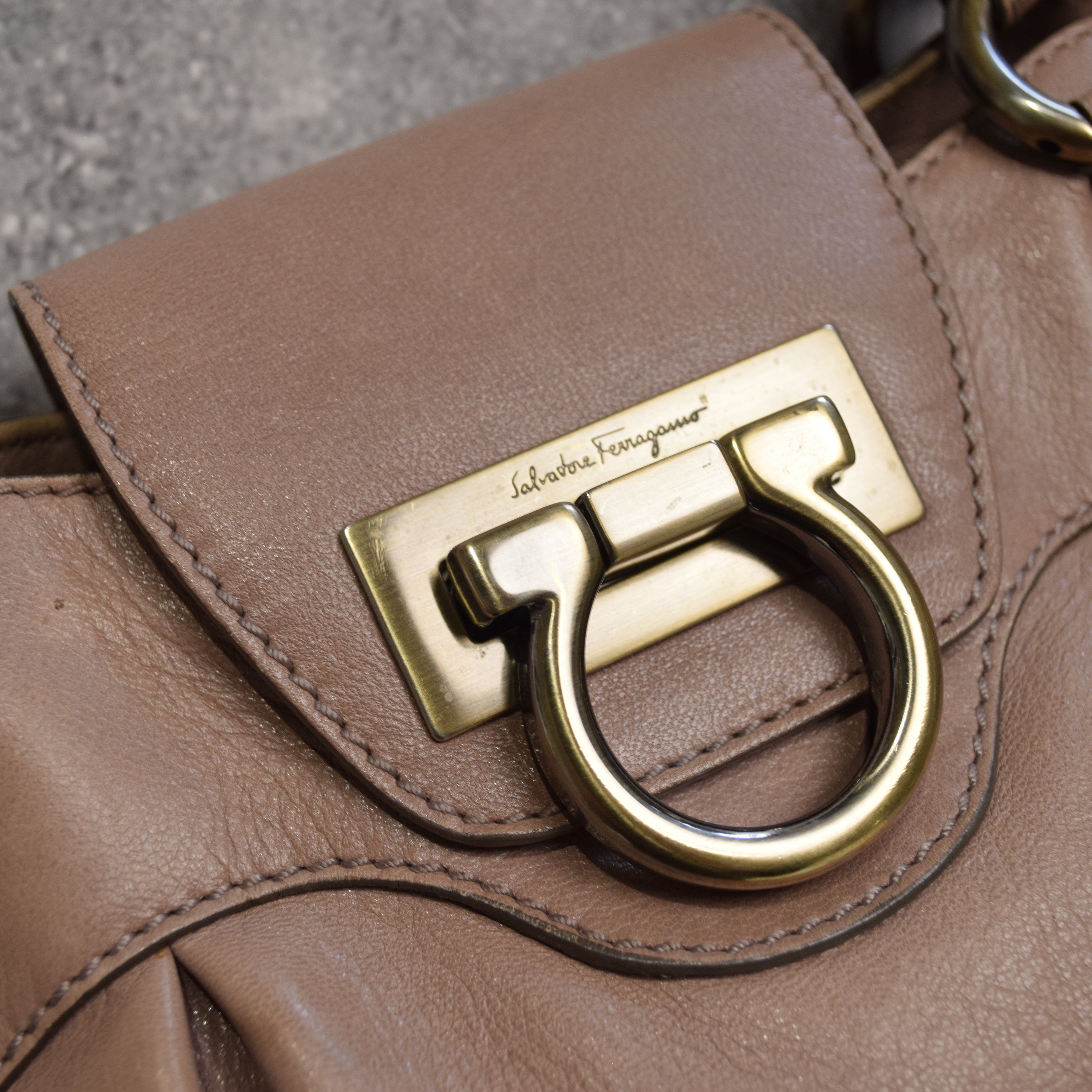 Salvatore Ferragamo Leather Handbag
