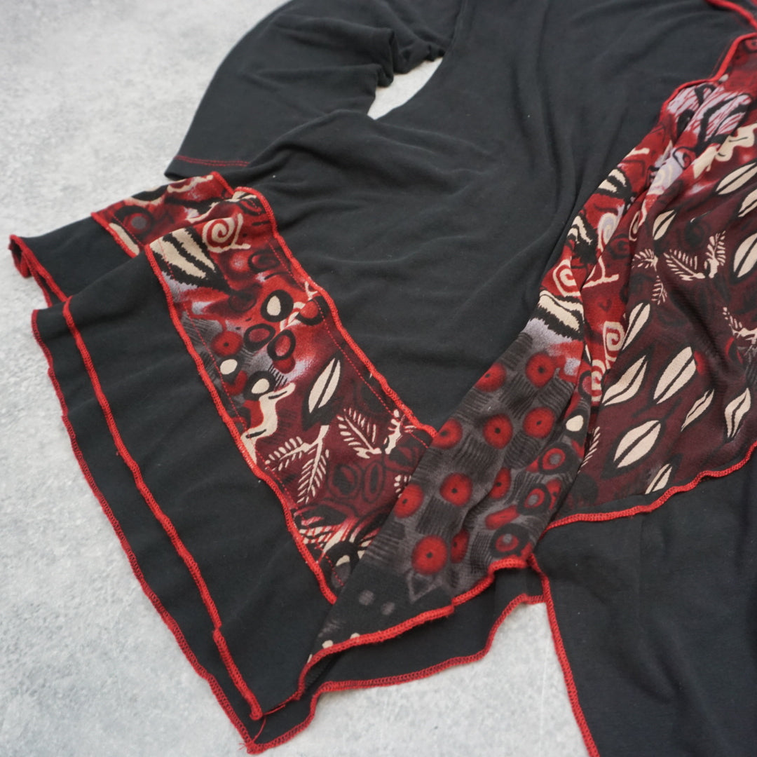 2000s Bellina Bohemian Style Top