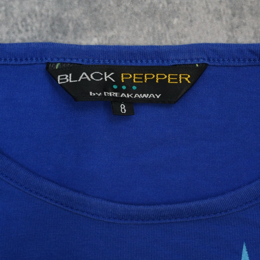 Black Pepper Graphic Floral T-Shirt