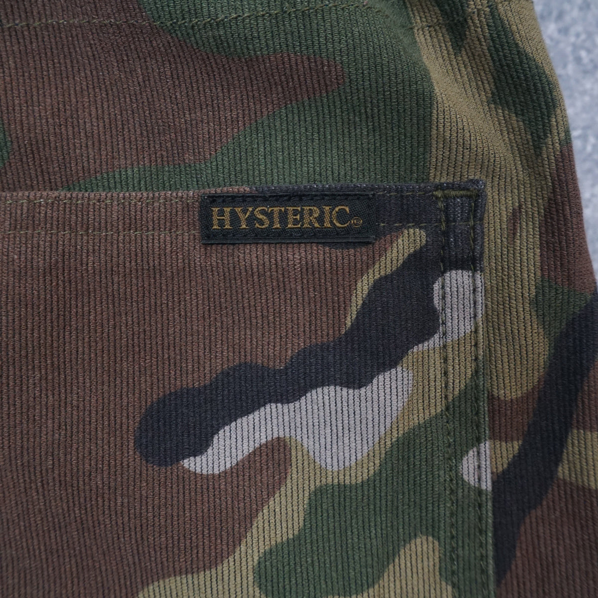 Hysteric Camo Corduroy  Pants