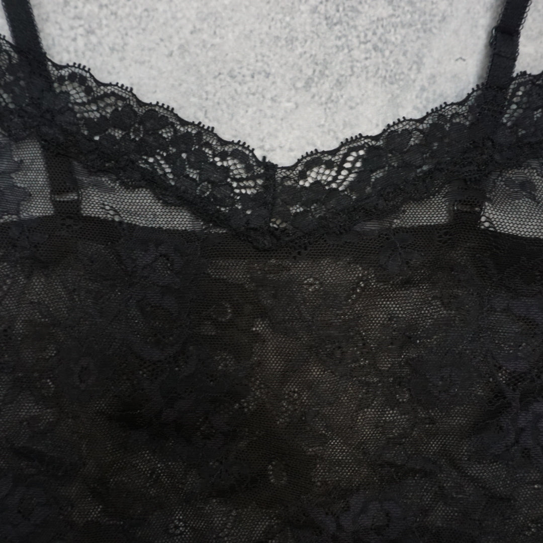 Lace Sheer Cami Top