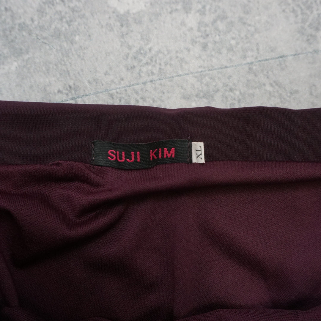 Suji Kim Rhinestone detail Skirt