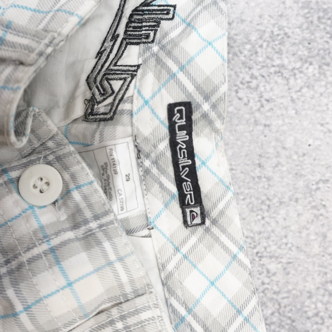 2000s Quiksilver Plaid Casual Shorts