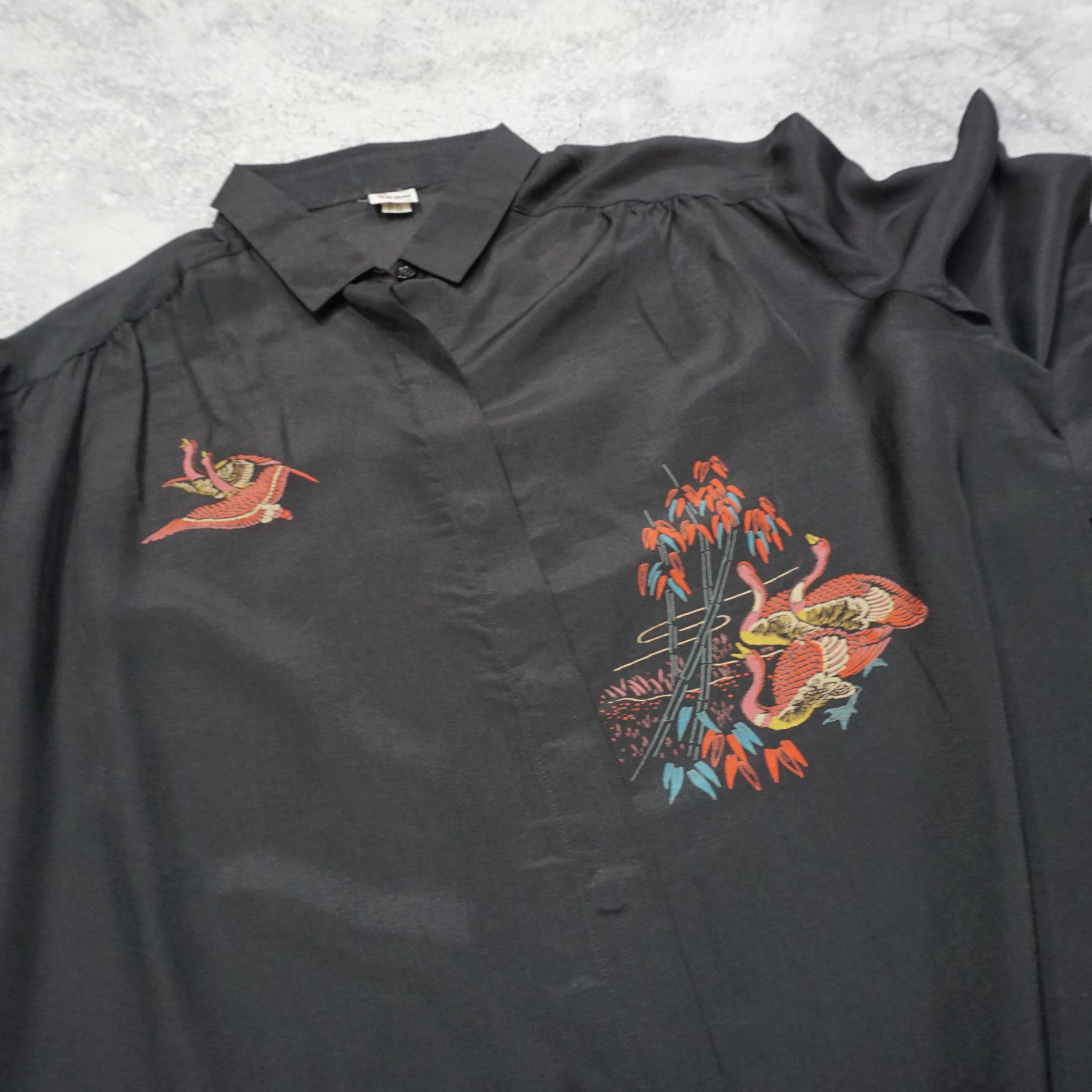 2000s Eecra Sheer Button Up Shirt