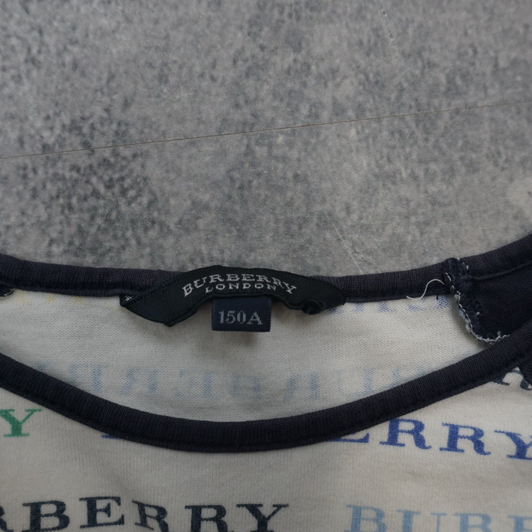 2000s Burberry Logo Raglan T-Shirt