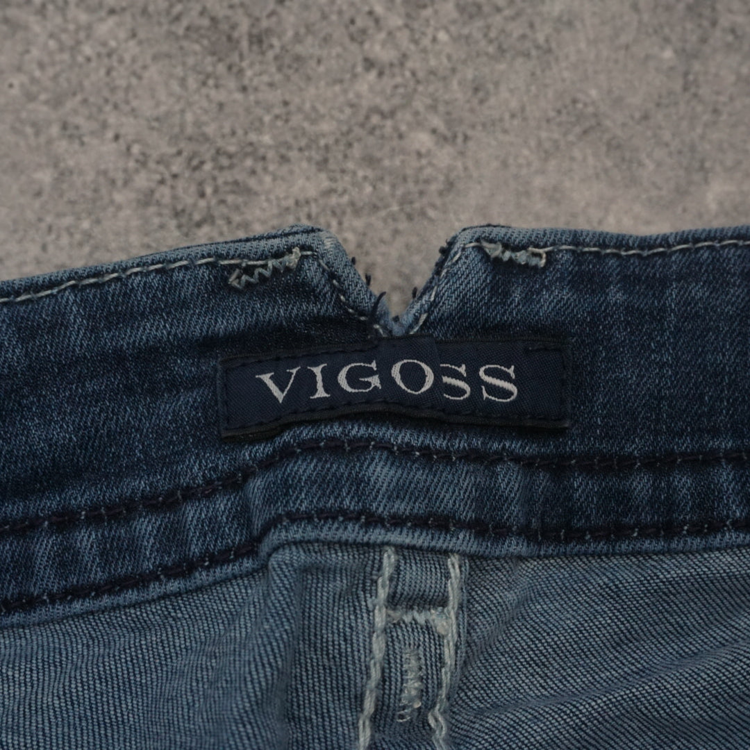 2000s Vigoss Low Rise Embellished Jorts
