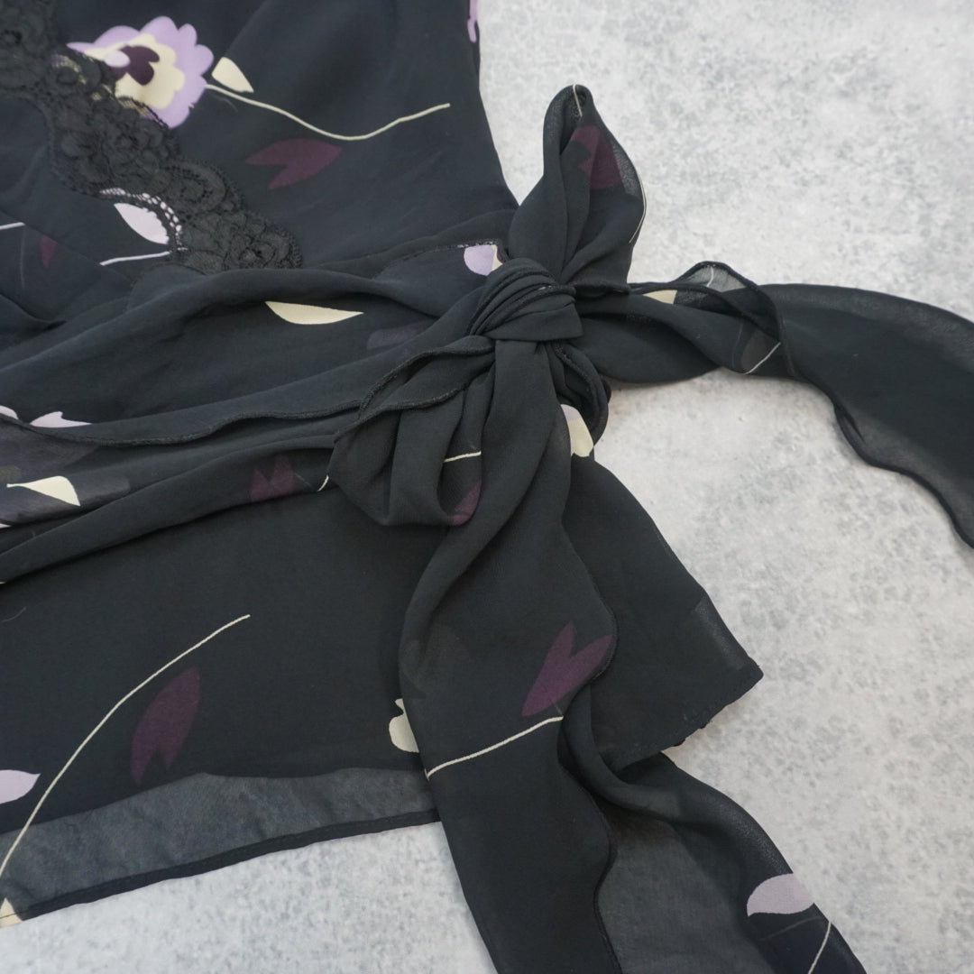 2000s Annex Casual Floral Top