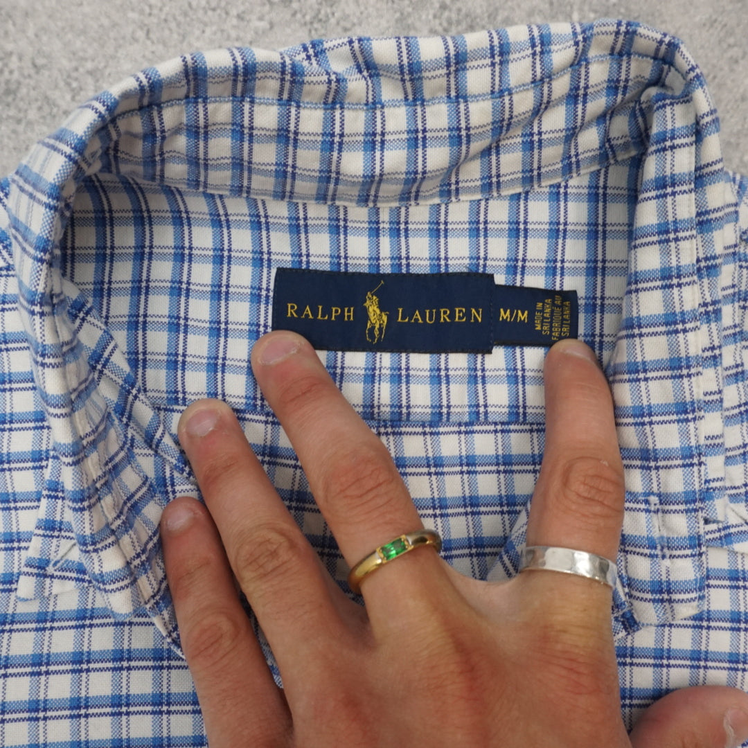 Ralph Lauren Polo Gingham Short Sleeve Button Up