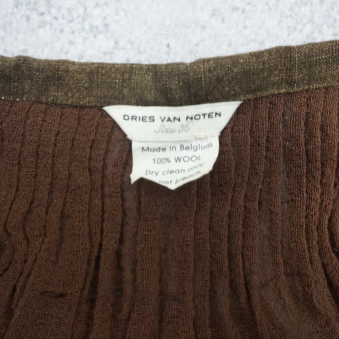 Dries Van Noten Wool Skirt