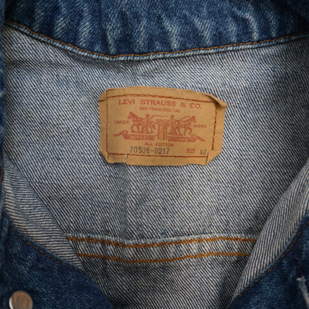 90s Levi Strauss & Co. 70506 Trucker Denim Jacket