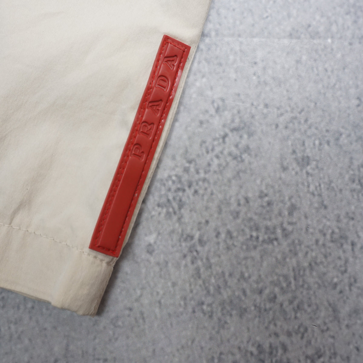 90s Prada Sport Red Tab Nylon Technical Pants