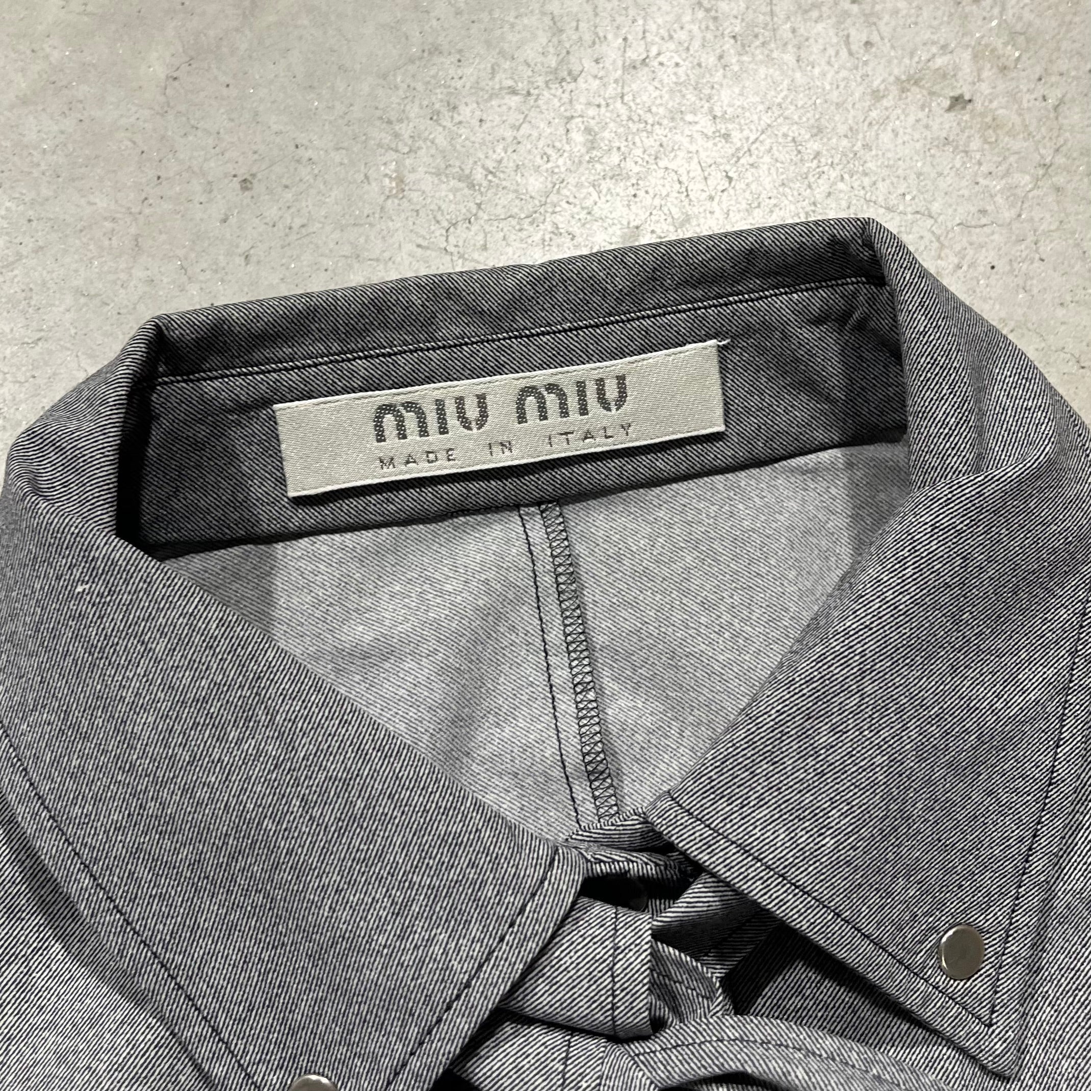 Miu Miu Snap Button Button Up
