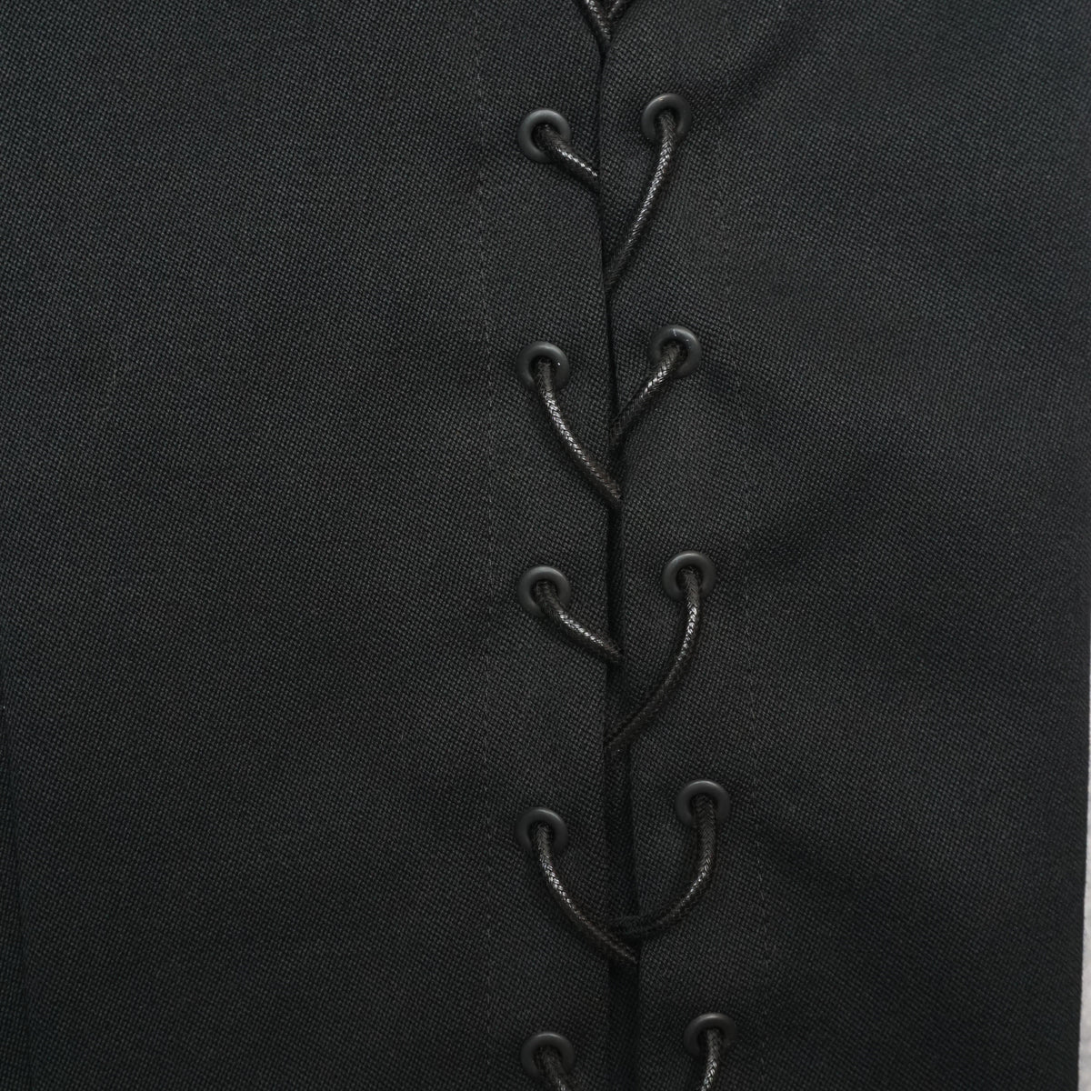 John Lawrence Sullivan Black Lace Up Pants