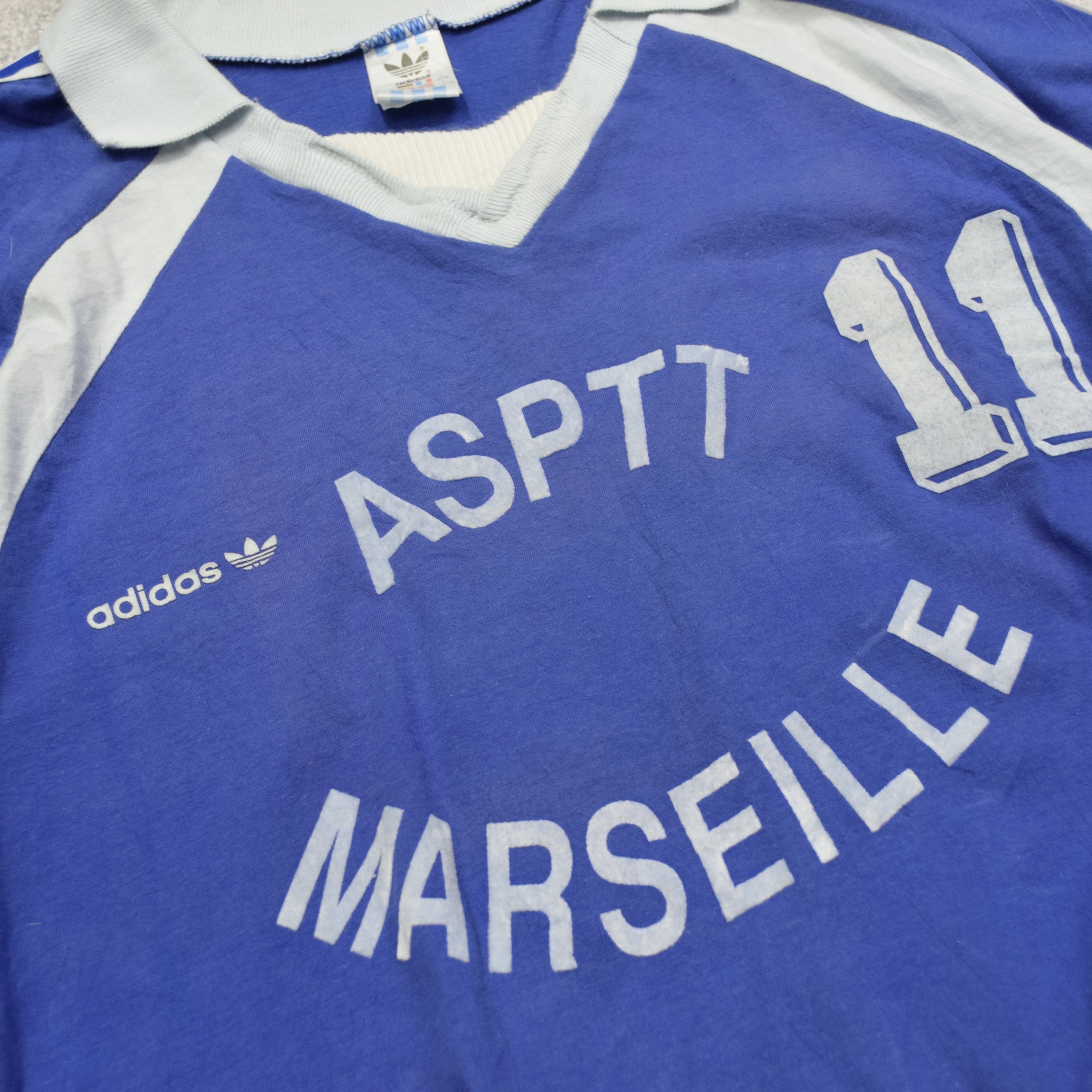 80s Adidas ASPTT Marseille Jersey