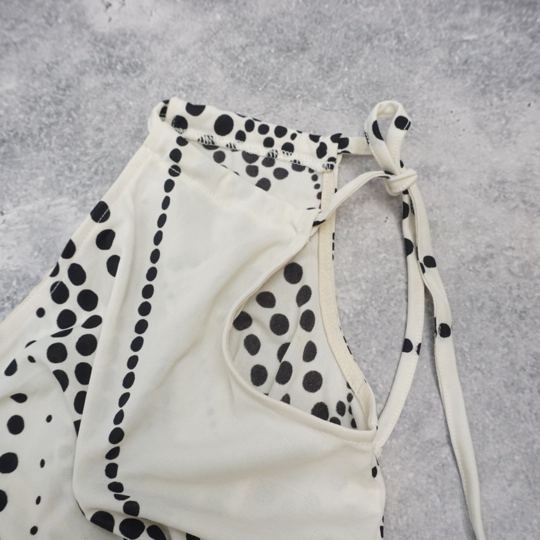 2000s Half Past 10 Polka Dot Top