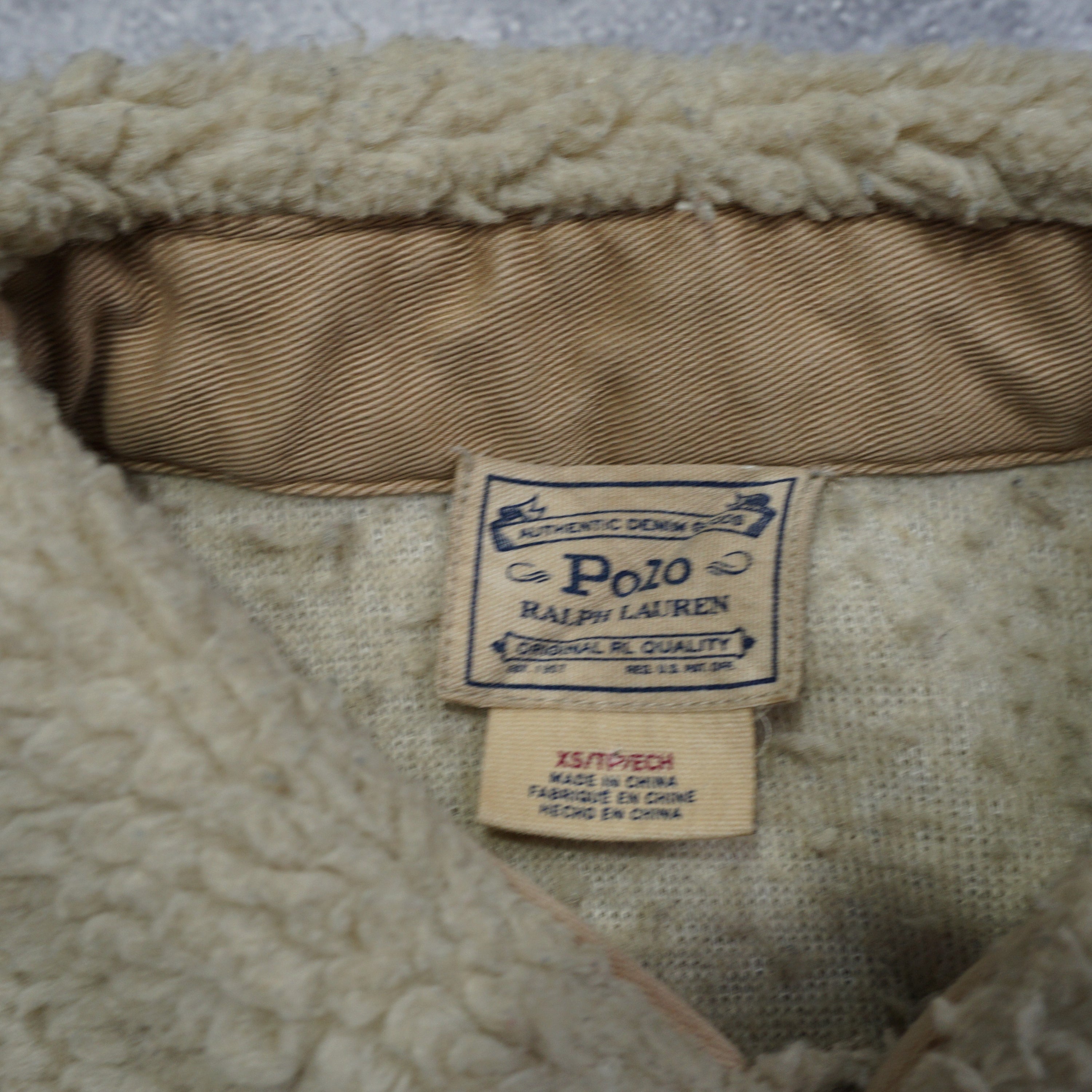 2000s Polo Ralph Lauren Authentic Sherpa Jacket