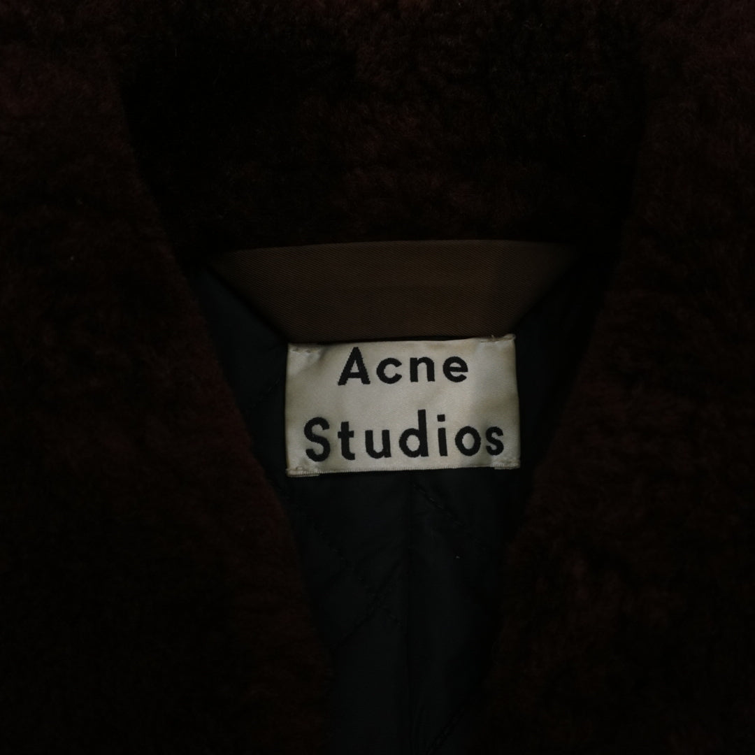 Acne Studios Shearling Collar Bomber Jacket