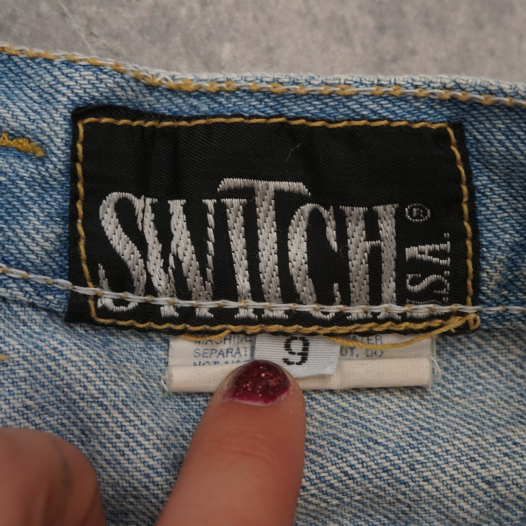 90s Switch Plaid Two-Tone Jorts