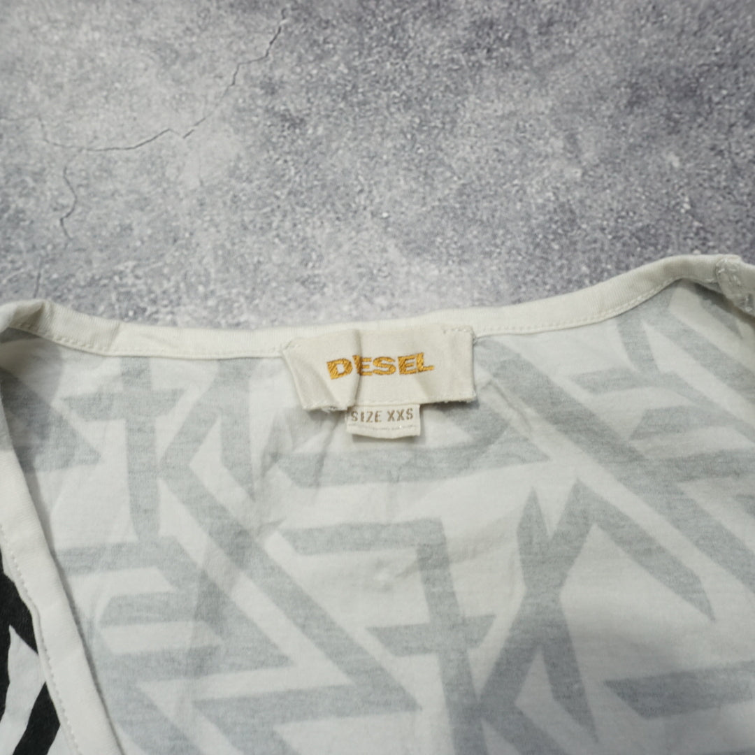 Diesel Geometric Print Tank Top